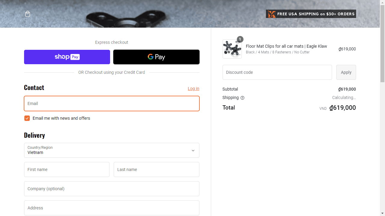 How to apply Eagle Klaw coupon code